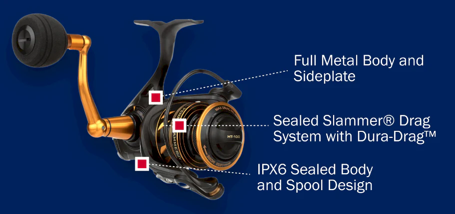 Penn Slammer IV Spinning Reels - Image 14