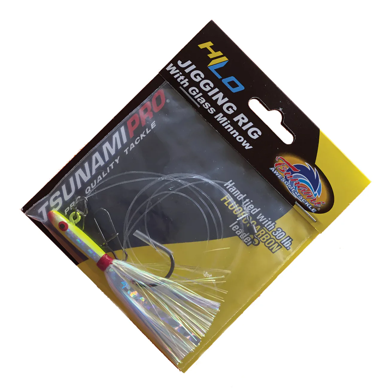Tsunami TGMR1 Hi-Low Glass Minnow Jigging Rig - Image 5